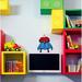 Stickalz Superhero Wall Decal, Superhero Wall Sticker, Superhero Wall Decor Vinyl in Red/Blue | 11 H x 10 W in | Wayfair AN-303(10x11)