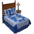 Patch Magic Cotton Reversible Quilt Cotton in Blue | Twin Quilt | Wayfair QTBSAI