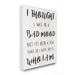 Stupell Industries Sassy Bad Mood Attitude Quote Funny Black White Phrase by Elise Catterall - Graphic Art Print Canvas | Wayfair aa-911_cn_16x20