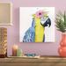 Bay Isle Home™ Tropical Halo II by Grace Popp Painting Print on Canvas Canvas, Wood in Green/Indigo/Yellow | 22 H x 22 W x 1 D in | Wayfair
