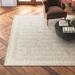 Brown 49 x 0.1 in Area Rug - Joss & Main Pavia Moroccan Gray/Beige Indoor/Outdoor Area Rug Polypropylene | 49 W x 0.1 D in | Wayfair