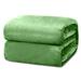 Alwyn Home Heathfield Microplush Fleece Blanket - Fuzzy, Warm, Bed/Throw Blanket Microfiber/Fleece/ in Green | 90 H x 90 W in | Wayfair