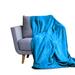 Alwyn Home Heathfield Microplush Fleece Blanket - Fuzzy, Warm, Bed/Throw Blanket Microfiber/Fleece/ in Blue | 60 H x 50 W in | Wayfair