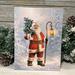 The Holiday Aisle® Mini Lighted Easel Back Canvas 8x6 - Father Christmas | 8 H x 6 W x 1 D in | Wayfair 4D4C1F9DF5784C7D8944770E504D4E7D