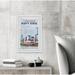 Breakwater Bay Chicago Navy Pier - Picture Frame Painting Print on Paper in Blue/Brown/Gray | 12 H x 8 W x 1.5 D in | Wayfair