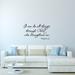Winston Porter I Can Do All Things Through Christ Who Strengthens Me Bible Wall Decal Vinyl in Black/Gray | 18 H x 30 W in | Wayfair