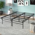 Alwyn Home Bester Bed Frame Metal in Black | 16 H x 72 W x 84 D in | Wayfair ANEW1306 37784335