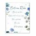 Winston Porter Bathroom Rules Watercolor Flower Word Design by Milli Villa - Textual Art Print Wood in Brown | 15 H x 10 W x 0.5 D in | Wayfair