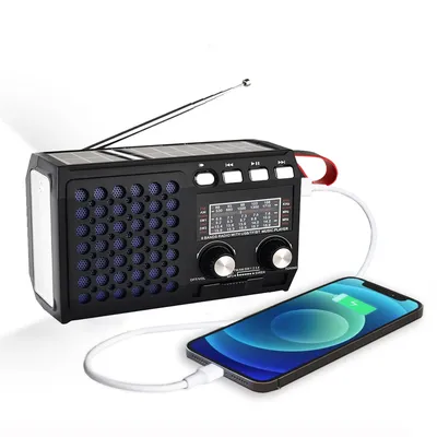 2024 plus récent radio d'urgence aste portable FM AM SW1-4 radio avec haut-parleur Bluetooth disque