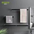 ECOCO-Porte-serviettes auto-adhésif mural T1 porte-serviettes étagère de salon crochet de