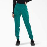 Dickies Women's Balance Jogger Scrub Pants - Hunter Green Size L (L10590)