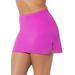 Plus Size Women's Side Slit Swim Skirt by Swimsuits For All in Beach Rose (Size 20)