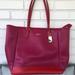 Coach Bags | Leather Coach Tote | Color: Pink/Red | Size: Os