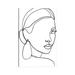 Zipcode Design™ Lady w/ Earring - Wrapped Canvas Drawing Print on Canvas in Black/Gray/White | 1.5 D in | Wayfair FBC1FB7418124F98BADF7BC581E05B34