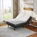 Alwyn Home Piltzville Massaging Zero Gravity Adjustable Bed w/ Wireless Remote, Latex | 16.47 H x 59 W x 78.7 D in | Wayfair