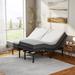 Alwyn Home Piltzville Massaging Zero Gravity Adjustable Bed w/ Wireless Remote, Latex | 16.47 H x 74.8 W x 157.4 D in | Wayfair