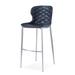 Upper Square™ Albert Bar & Counter Stool Wood/Upholstered/Metal in Gray/White/Black | 36 H x 20 W x 18 D in | Wayfair