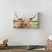 Union Rustic Highland Grazer II by Victoria Borges Painting Print on Canvas Canvas, Wood in Brown/Green | 8 H x 12 W x 1.25 D in | Wayfair