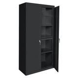 WFX Utility™ Walsall 72" H x 42" W x 18" D Welded Storage Cabinet, Wood in Black | 72 H x 42 W x 18 D in | Wayfair FD3804E908D04217A1C09A730658E060