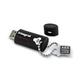 Integral 64GB Crypto-140-2 256-Bit 3.0 USB Stick verschlüsselt - USB Stick Passwort geschützt FIPS 140-2 Level 3 zert. Schutz vor Brute-Force-Angriffen - Robustes, dreilagiges, wasserdichtes Design