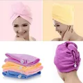 Serviette de Bain en Velours Blanc pour Femme Turban en Microcarence à vaccage Rapide Super