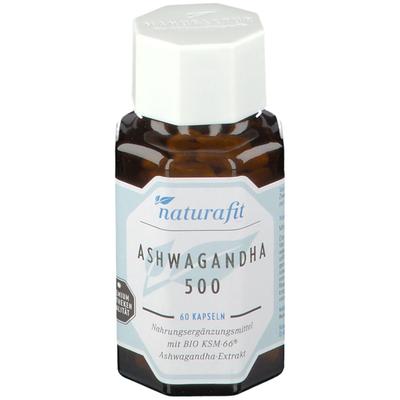 Naturafit Ashwagandha 500 Bio 60 St Kapseln Image