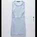 Zara Dresses | Denim Zara Cut Out Dress Trf- New With Tags Size M | Color: Blue | Size: M