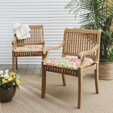 Bungalow Rose Outdoor Chair Pad Polyester in Brown | 2" H x 20" W x 20" D | Wayfair 10D76B7CA6A3424B9A587A197B4406EB