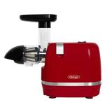 Omega Cold Press 365 Compact Masticating Horizontal Juicer Plastic in Red | 13.27 H x 6 W x 17.96 D in | Wayfair H3000RED