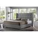 Darby Home Co Roselawn Platform Bed Upholstered/Linen in Gray | 52.75 H x 83.5 W x 91 D in | Wayfair 7546A2DEFDA3407B9BE0453EC7573770
