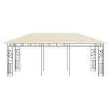 Red Barrel Studio® Maruan Gazebo Outdoor Canopy Wedding Tent Patio Pavilion w/ Mosquito Net Metal/Steel/Soft-top in Gray | Wayfair