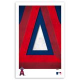 Los Angeles Angels 11'' x 17'' Minimalist Team Logo Art Poster