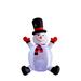 8' Inflatable Snowman With Rotating Light- Jeco Wholesale CHD-OD036