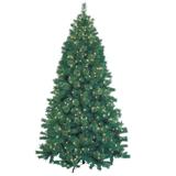 7.5 Feet. Pre-Lit Artificial Christmas Tree With Metal Base- Jeco Wholesale ST72