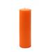 2 X 6 Inch Orange Pillar Candle (24Pcs/Case) Bulk- Jeco Wholesale CPZ-115_24
