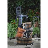 Classic Water Pump Fountain With Led Light- Jeco Wholesale FCL061