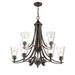 Millennium Lighting Natalie 32 Inch 9 Light Chandelier - 1469-RBZ