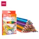 Deli-Kit de crayons de couleur en bois crayons à documents art peinture dessin fournitures