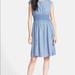 Kate Spade Dresses | New Kate Spade Ny Blair Chambray Fit Flare Dress 0 | Color: Blue | Size: 0