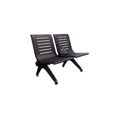 Ascend Steel Public Seating Series - 2-Seat Beam Seater in Black Shadow