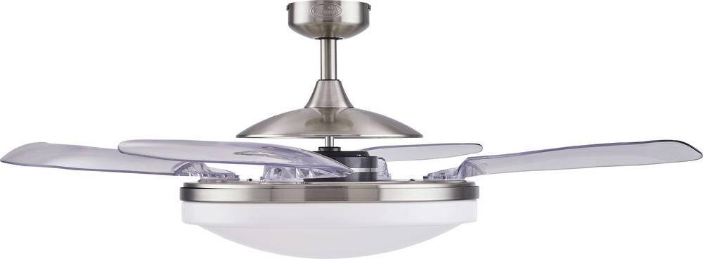 Lucci Fanaway Evo 2 Deckenventilator (Ø x H) 122 cm x 42 cm Gehäusefarbe (Details): Chrom (matt) Image