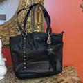 Jessica Simpson Bags | 0430 Jessica Simpson Star Studded Purse | Color: Black | Size: 12" X 12" X 5"