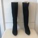 Kate Spade Shoes | Kate Spade Black Suede Knee Hi Wedge Boot Sz 11 | Color: Black | Size: 11