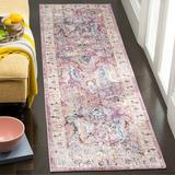 Gray 27 x 0.32 in Area Rug - World Menagerie Fitz Oriental Lavender/Light Area Rug Polyester | 27 W x 0.32 D in | Wayfair WRMG1124 45455720