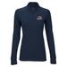 Women's Navy Bucknell Bison Vansport Zen Quarter-Zip Pullover Jacket