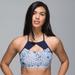 Lululemon Athletica Intimates & Sleepwear | Lululemon Pedal Pace Sports Bra | Color: Blue/Gray | Size: 4