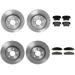 2005-2008 Dodge Magnum Front and Rear Brake Pad and Rotor Kit - TRQ