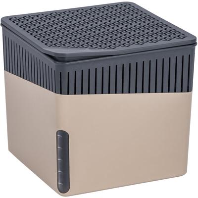 Wenko - Raumentfeuchter Cube Beige 1000 g 2er Set, Luftentfeuchter, Weiß, Kunststoff (abs) beige, Image