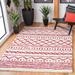 Red/White 72 x 48 x 1.61 in Indoor Area Rug - Union Rustic Giglio Southwestern Ivory/Red Area Rug | 72 H x 48 W x 1.61 D in | Wayfair