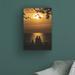 Ebern Designs Family Sunset by Kurt Shaffer Photographs - Wrapped Canvas Photograph Print Canvas in Black/Yellow | 24" H x 16" W x 2" D | Wayfair